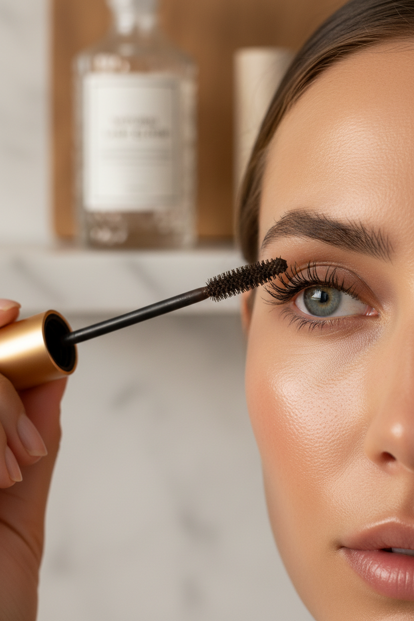 Natural Mascara for Sensitive Eyes | 6 Ingredients | Handmade Clean Beauty | Non-Toxic Minimalist Makeup