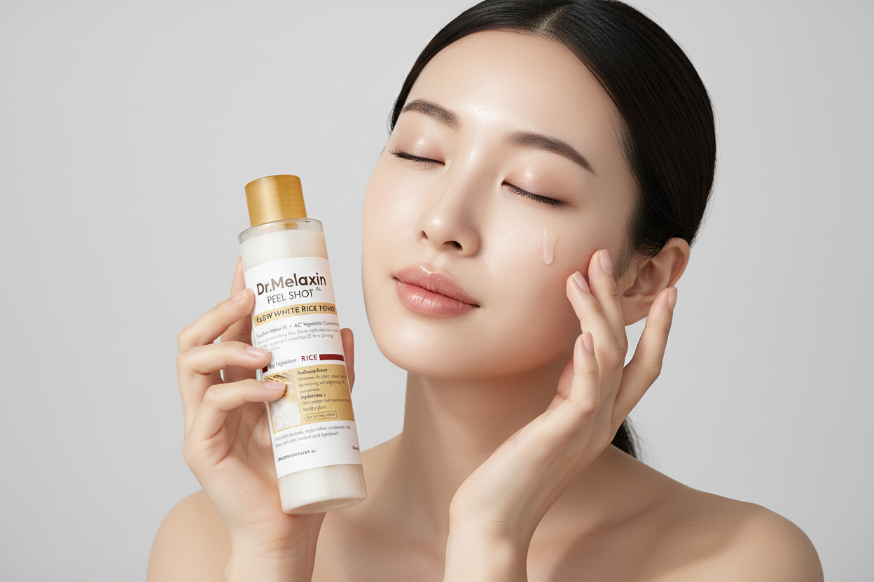 Peel Shot Glow Rice Toner 200ml | Hydrating Korean Skincare