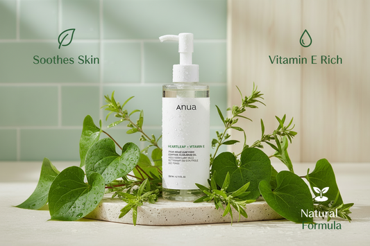 Anua Heartleaf Pore Control Cleansing Oil Oil Cleanser for Face Makeup Blackhead Remover Korean Skin Care 6.76 fl oz(200ml) (original)