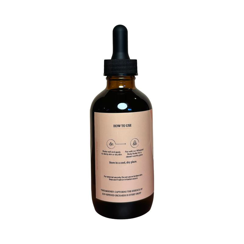 Peach Bundle Body Bundle 4Oz Peach Body Oil & Peach Whipped Body Butter Moisture Lightweight