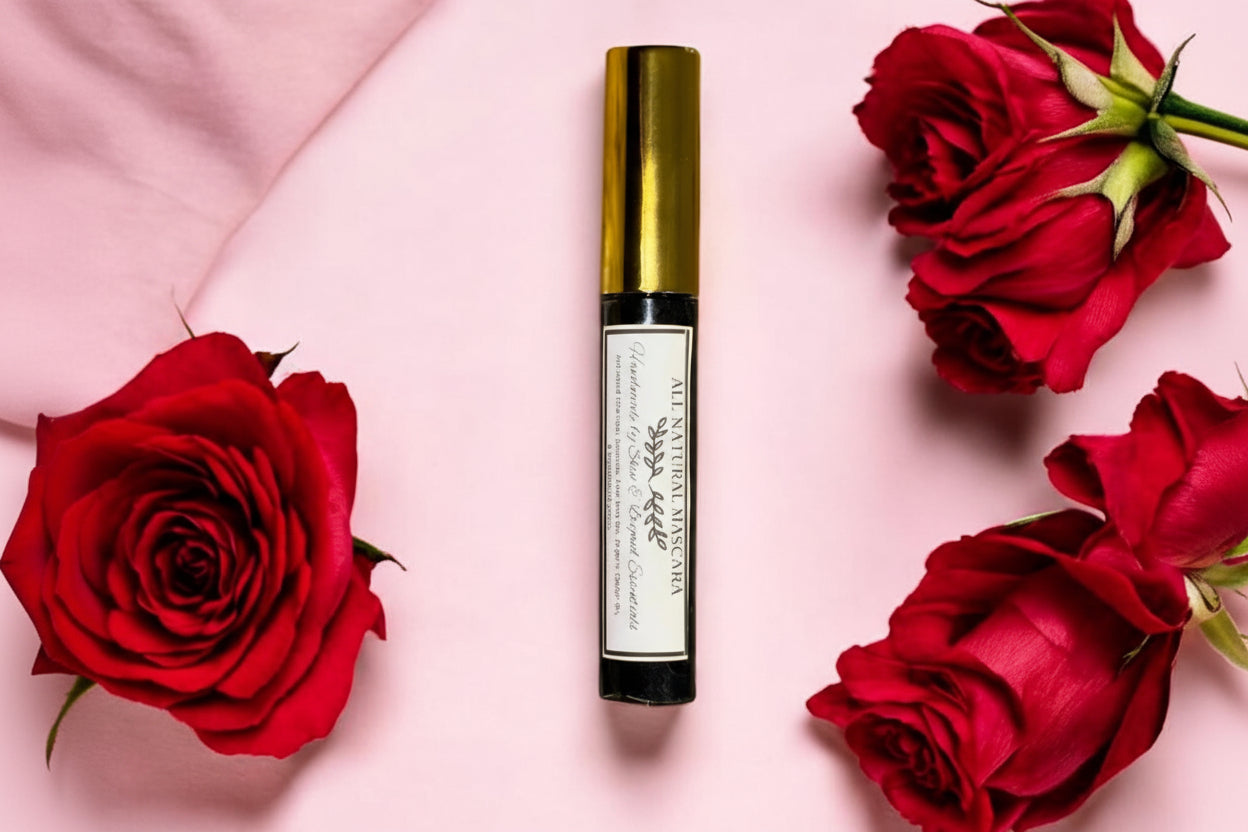 Natural Mascara for Sensitive Eyes | 6 Ingredients | Handmade Clean Beauty | Non-Toxic Minimalist Makeup