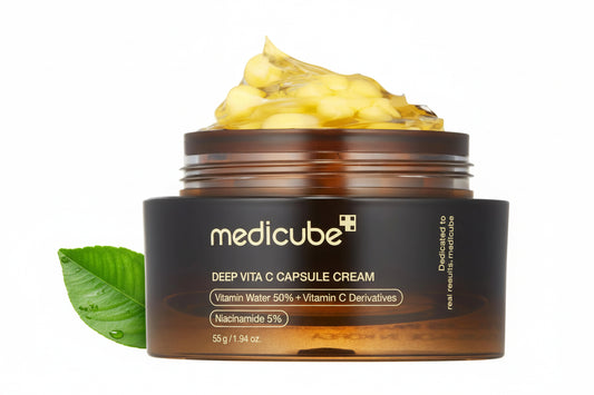 Medicube Vitamin C Golden Capsule Moisturizer | Wrinkle & Glow Gel 1.94 ozp 0
