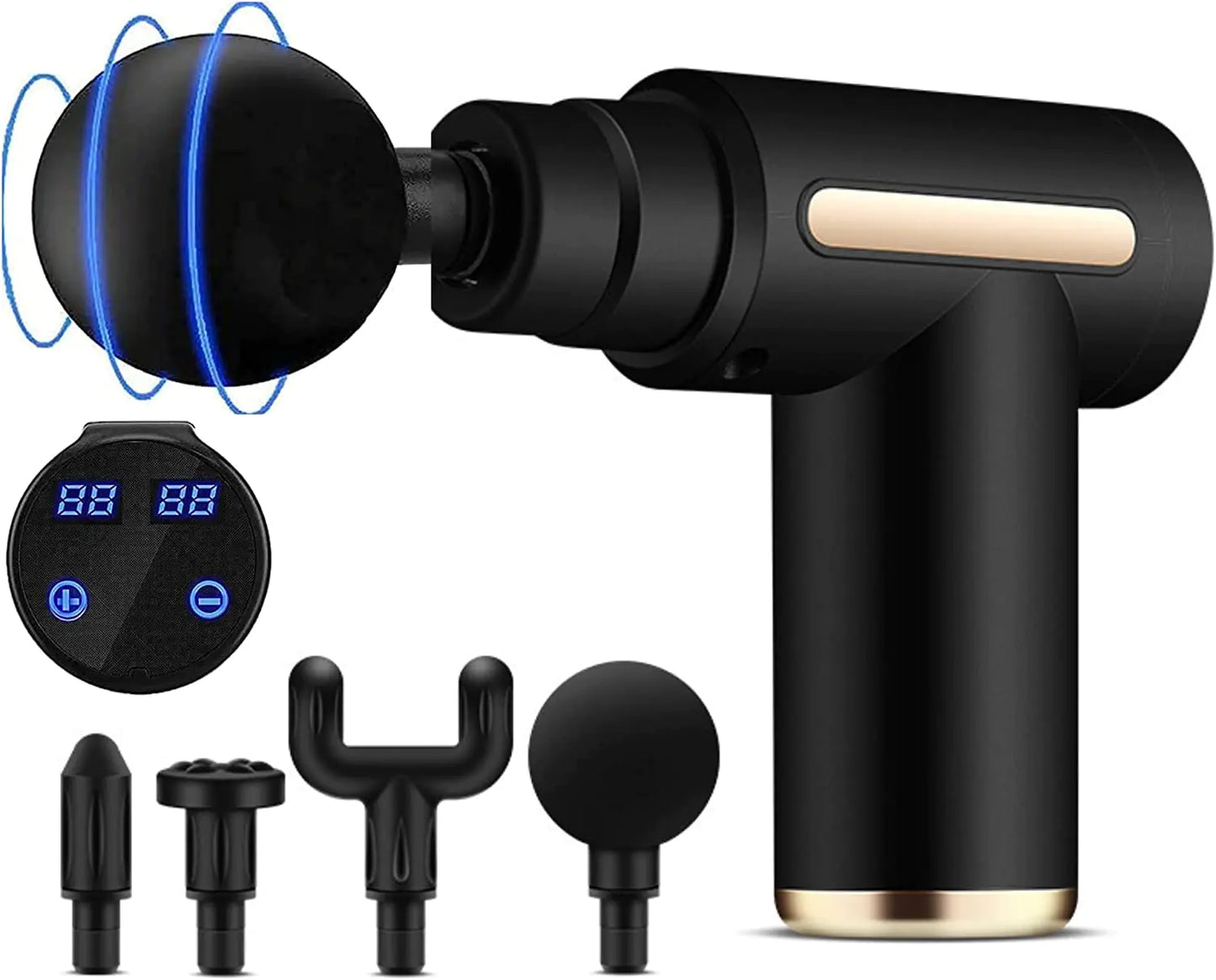 Muscle Massage Gun – Deep Tissue Percussion Massager for Pain Relief & Recovery | Portable & Quiet