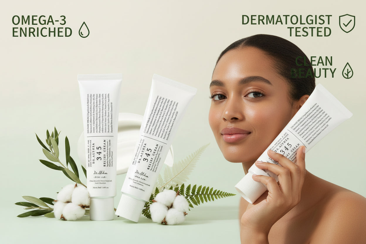 Dr. Althea 345 Relief Cream – Daily Blemish & Redness Moisturizer | Niacinamide + Panthenol | Korean Vegan Skincare