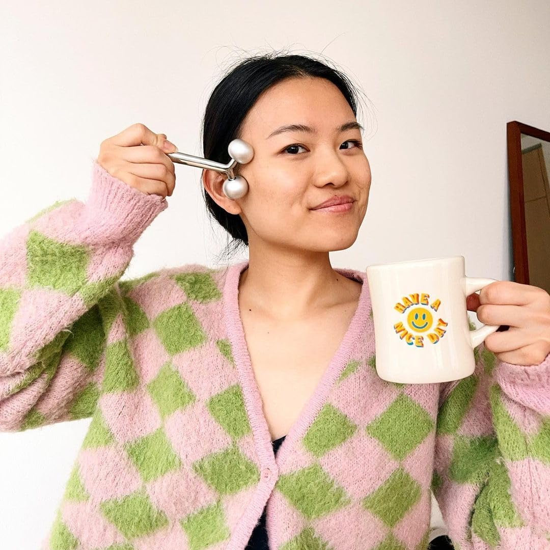 Face Roller Skin Care Tool | SKINSCULPT Face Massager Tool | Natural, Non-Toxic Sculpting Tool for All Skin Types | Relieves Facial Tension & Rejuvenates Skin