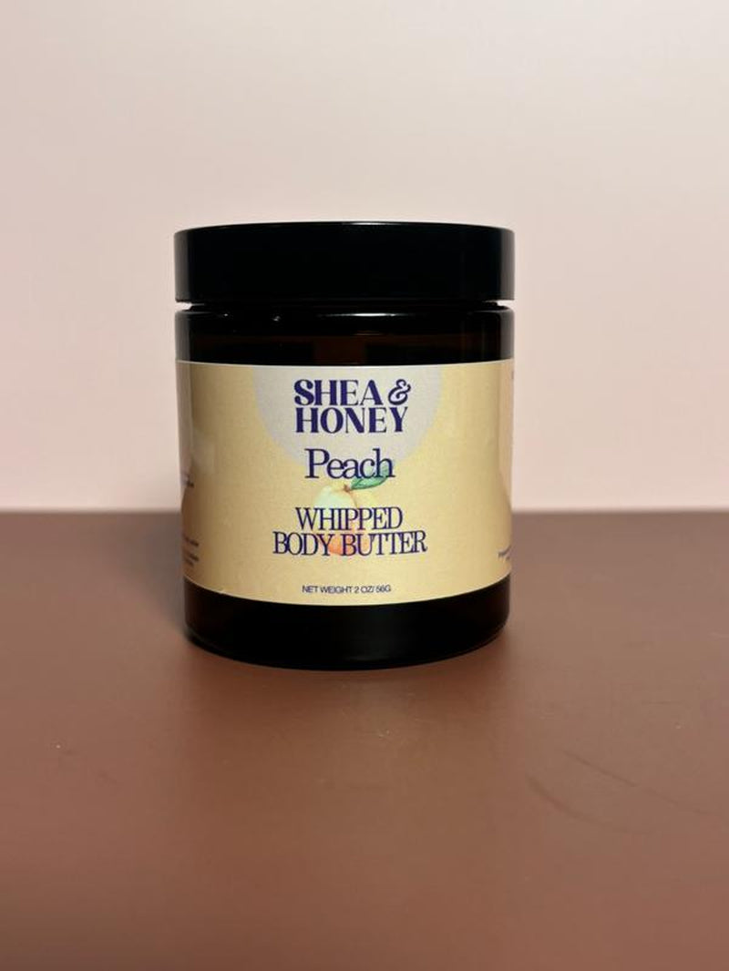 Peach Bundle Body Bundle 4Oz Peach Body Oil & Peach Whipped Body Butter Moisture Lightweight