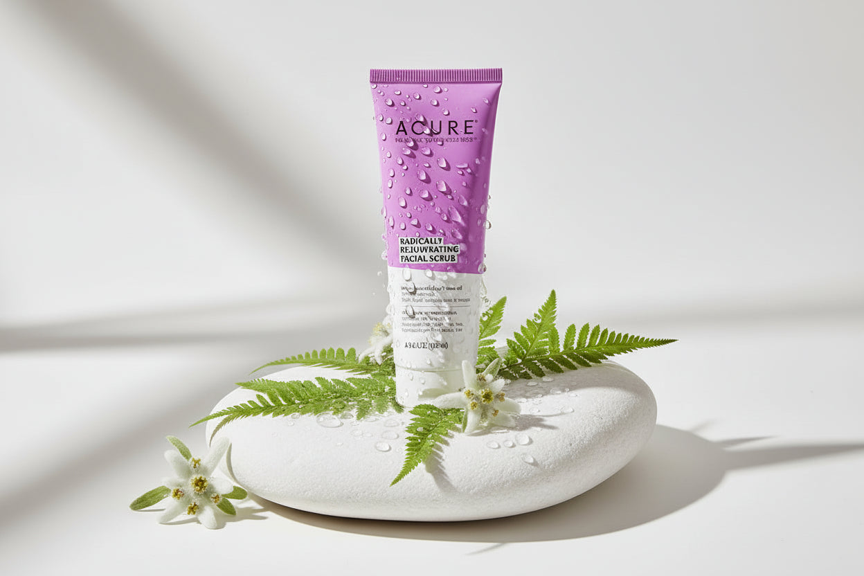 Acure Radically Rejuvenating Facial Scrub with Moroccan Red Clay