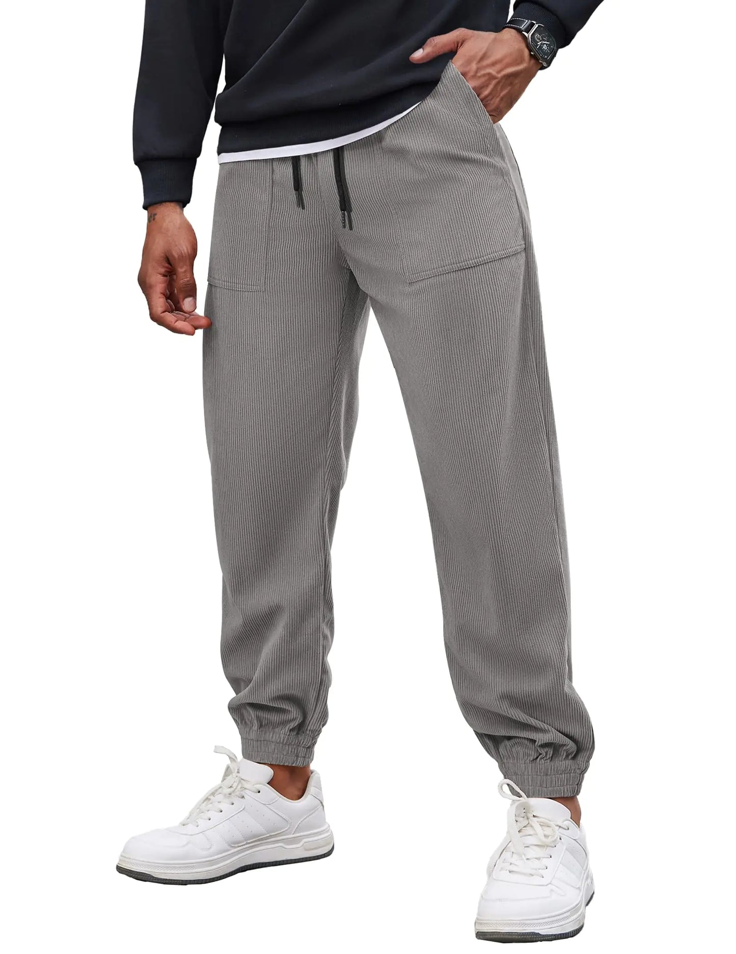 COOFANDY Men’s Corduroy Joggers